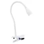 Lampe à pince, INSPIRE Gao, métal blanc
