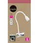 Lampe à pince, INSPIRE Gao, métal blanc