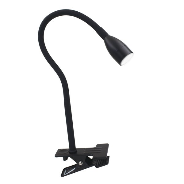 Lampe de bureau à pince Gao, INSPIRE, 420 lm, métal noir