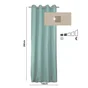 Rideau Suzan, coton l.140 x H.280 cm INSPIRE, vert céladon 2