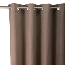 Rideau thermique occultant, RAGNAR Taupe TRENCH 3 INSPIRE, l.140 x H.280 cm