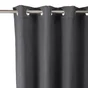 Rideau thermique occultant, RAGNAR PARIS 2 gris foncé INSPIRE, l.140 x H.280 cm