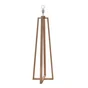 Lampadaire pied sachi e27 h137 bois naturel inspire