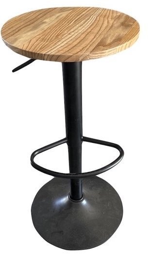 Tabouret de bar industriel, Wood