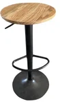 Tabouret de bar industriel, Wood