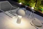 Lampe de table rechargeable, NEWGARDEN Shitake, 200 lumens, blanc