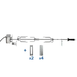 Broche moteur tourne broche 230V, Camping gaz