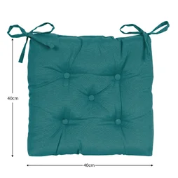 Coussin de chaise, INSPIRE Aqua 2, l.40 x 40 cm