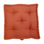 Coussin de sol Luck, orange l.40 x L.40 cm INSPIRE