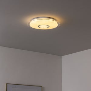 Plafonnier VIZZINI, led, CCT/dimmable, rond, diam.40cm, blanc, Inspire