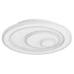 Plafonnier Kaoli led, 5400 lumens, variation de blancs, 3 ronds, D.35 cm, INSPIRE