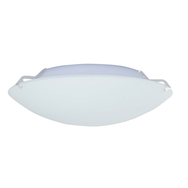 Plafonnier en verre depoli module led, INSPIRE Vicky, diam.25 cm