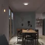 Plafonnier MOON, led, détection sensor, diam.25 cm, blanc, Inspire