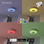 Plafonnier SDB connecte led design metal blanc IP44 INSPIRE Vizzini Enki D.40 cm