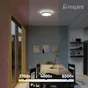 Plafonnier, led, 4000 lumens, variation de blancs, INSPIRE Pulox, diam.38 cm