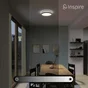 Plafonnier, led, 4000 lumens, variation de blancs, INSPIRE Pulox, diam.38 cm