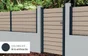 Kit portillon leo CLEA  anthracite H.max. 175cm/min.113cm-L.max.100cm