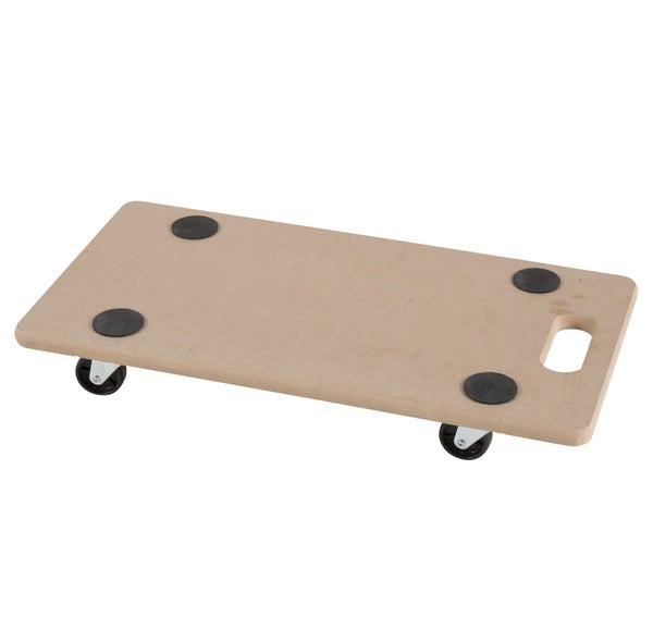 Plateau roulant bois, charge supportée 150 kg
