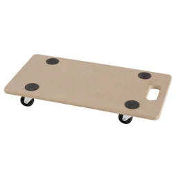 Plateau roulant bois, charge supportée 150 kg