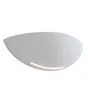 Applique plâtre Sestrière, E27, blanc, Inspire