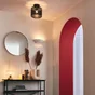 Applique plâtre Sestrière, E27, blanc, Inspire