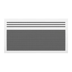 Radiateur électrique à rayonnement, 2000 W, 501413 horizontal blanc