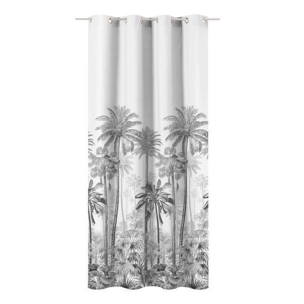 Rideau tamisant INSPIRE Jungle 140 x 280 cm, white o khol 1 blanc gris