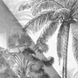 Rideau tamisant INSPIRE Jungle 140 x 280 cm, white o khol 1 blanc gris