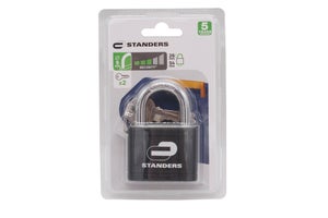 Cadenas à clé STANDERS fonte, l.54 mm