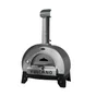 Four à pizza en acier gris Adj-vlo, l.66 x L.74 x H.154 cm