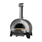 Four à pizza en acier gris Adj-vlo, l.66 x L.74 x H.154 cm