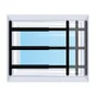 Grille télescopique, AFBAT, 3 barreaux de 55 à 103 cm gris anthracite