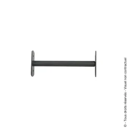 Grille télescopique, AFBAT, 1 barreau de 99 à 188 cm gris anthracite