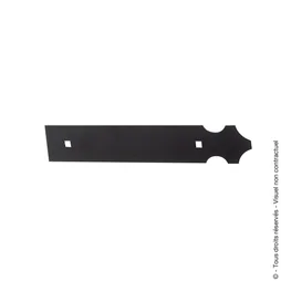 Contre penture en aluminium, FESTONNE, 39 x 2 x 370 mm