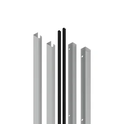 Lot de 4 poignées INSPIRE pour 2 portes coulissantes Evo'm H.230,4 cm gris