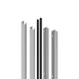 Lot de 4 poignées INSPIRE pour 2 portes coulissantes Evo'm H.230,4 cm gris