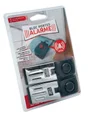 Lot de 2 cales portes en plastique avec alarme VENTEO H.14 cm x 4.5 cm x 4 cm