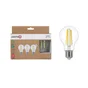 Lot de 3 ampoules led,  E27, 806lm = 60W, blanc neutre, LEXMAN