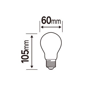 Ampoule led à filament  E27, 1521Lm = 7.2W, LEXMAN