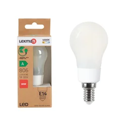 Ampoule led à filament  E14, 806Lm = 3.8W, LEXMAN