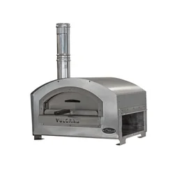 Four à pizza en acier gris Adj-taal, l.40 x L.60 x H.73 cm