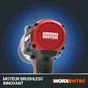 Perceuse a percussion sans fil WORX 20 V 4 Ah, 2 batteries WX354.4