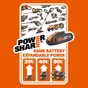 Perceuse a percussion sans fil WORX 20 V 4 Ah, 2 batteries WX354.4