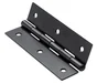Charnière en acier pour meuble, HETTICH, L.100 x l.50 mm, noir