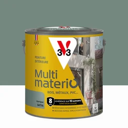 Peinture extérieure bois, fer, plastique V33 garrigue satiné 2L