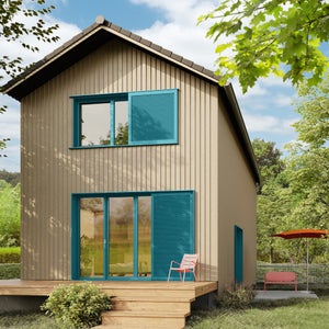 Peinture multimateriaux exterieure Multimaterio V33 bleu turquoise satine 0.125