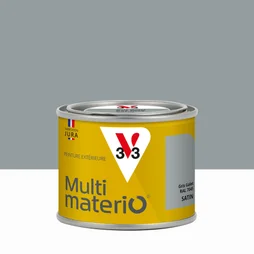 Peinture multimateriaux exterieure Multimaterio V33 gris galet satine 0.125 l