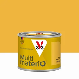 Peinture multimateriaux exterieure Multimaterio V33 miel satine 0.125 l