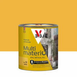 Peinture multimateriaux exterieure Multimaterio V33 miel satine 0.5 l