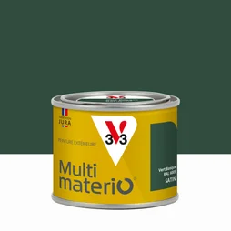 Peinture multimateriaux exterieure Multimaterio V33 vert basque satine 0.125 l